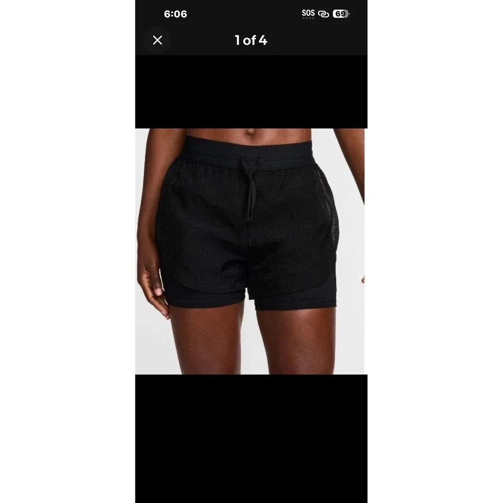 Nike Running Division Dri-FIT Mid-Rise 2-in-1 Shorts Womens Size Medium